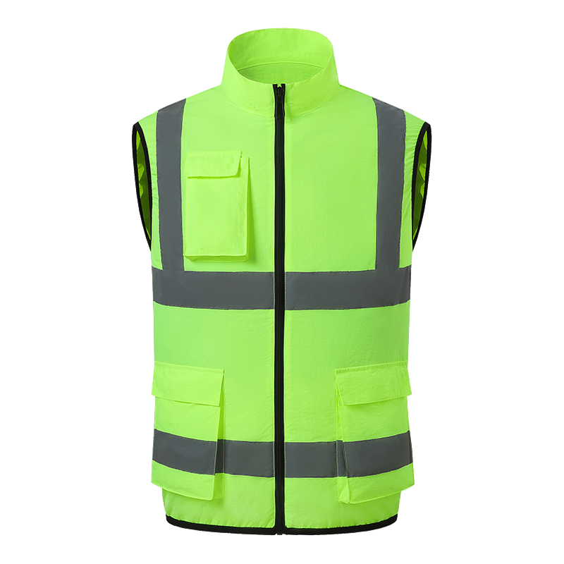 Veste ventilée haute visibilité pour blanchisserie