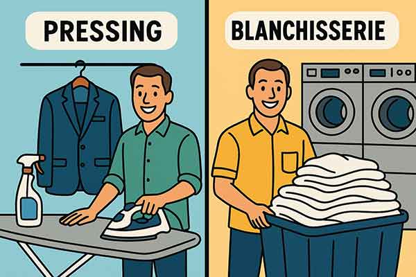 🧼 Pressing vs. Blanchisserie : même combat, pas les mêmes armes ⚔️