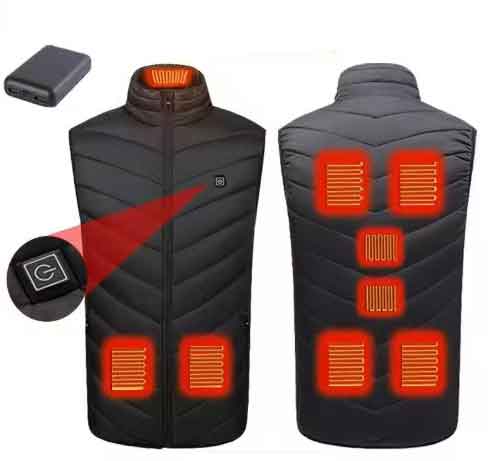🔥 Veste chauffante professionnelle – Chaleur immédiate, confort maîtrisé toute la journée